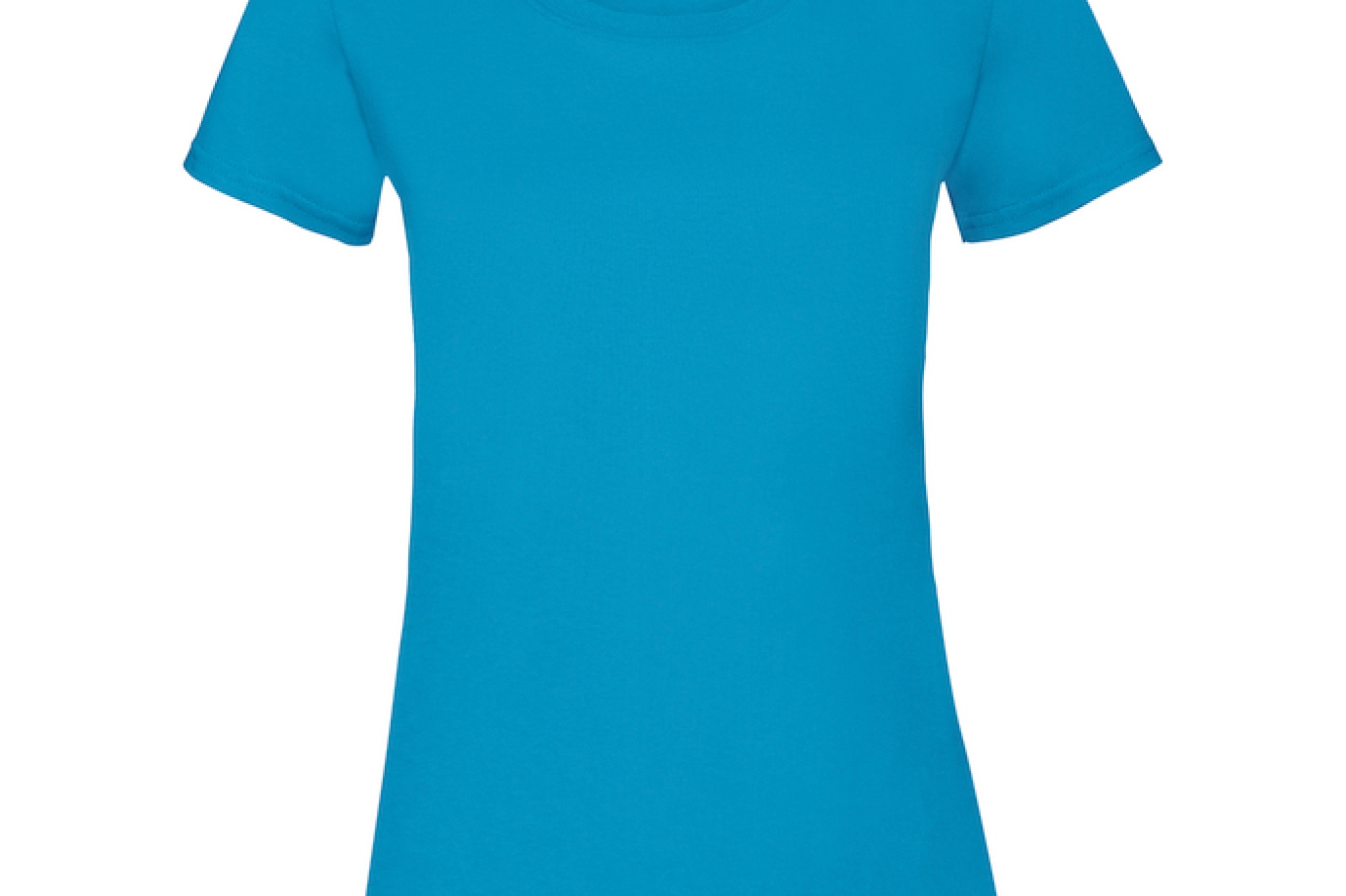 T-shirt donna girocollo  manica corta Valueweight con cuciture laterali sciancrate