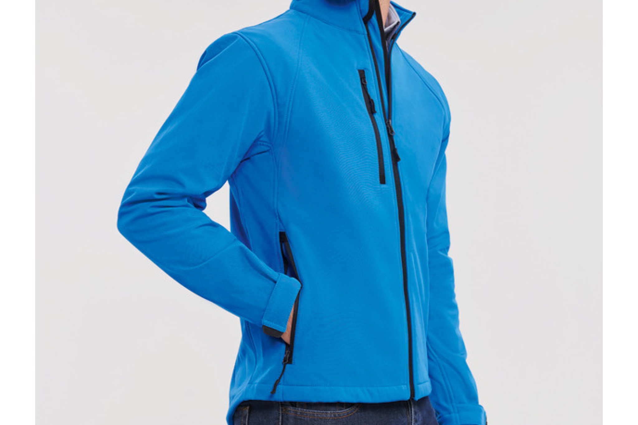 Giacca Softshell Uomo, materiale softshell a tre strati