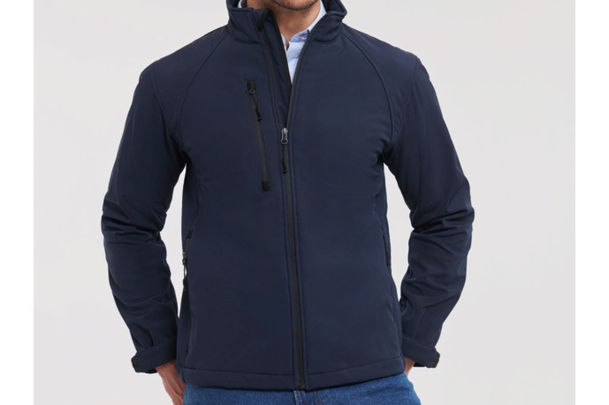 Giacca Softshell Uomo, materiale softshell a tre strati