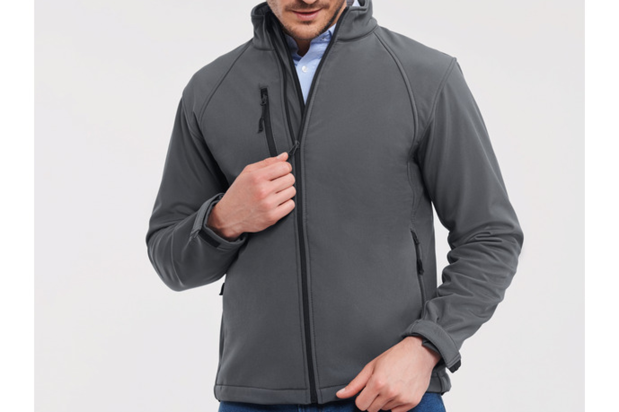 Giacca Softshell Uomo, materiale softshell a tre strati