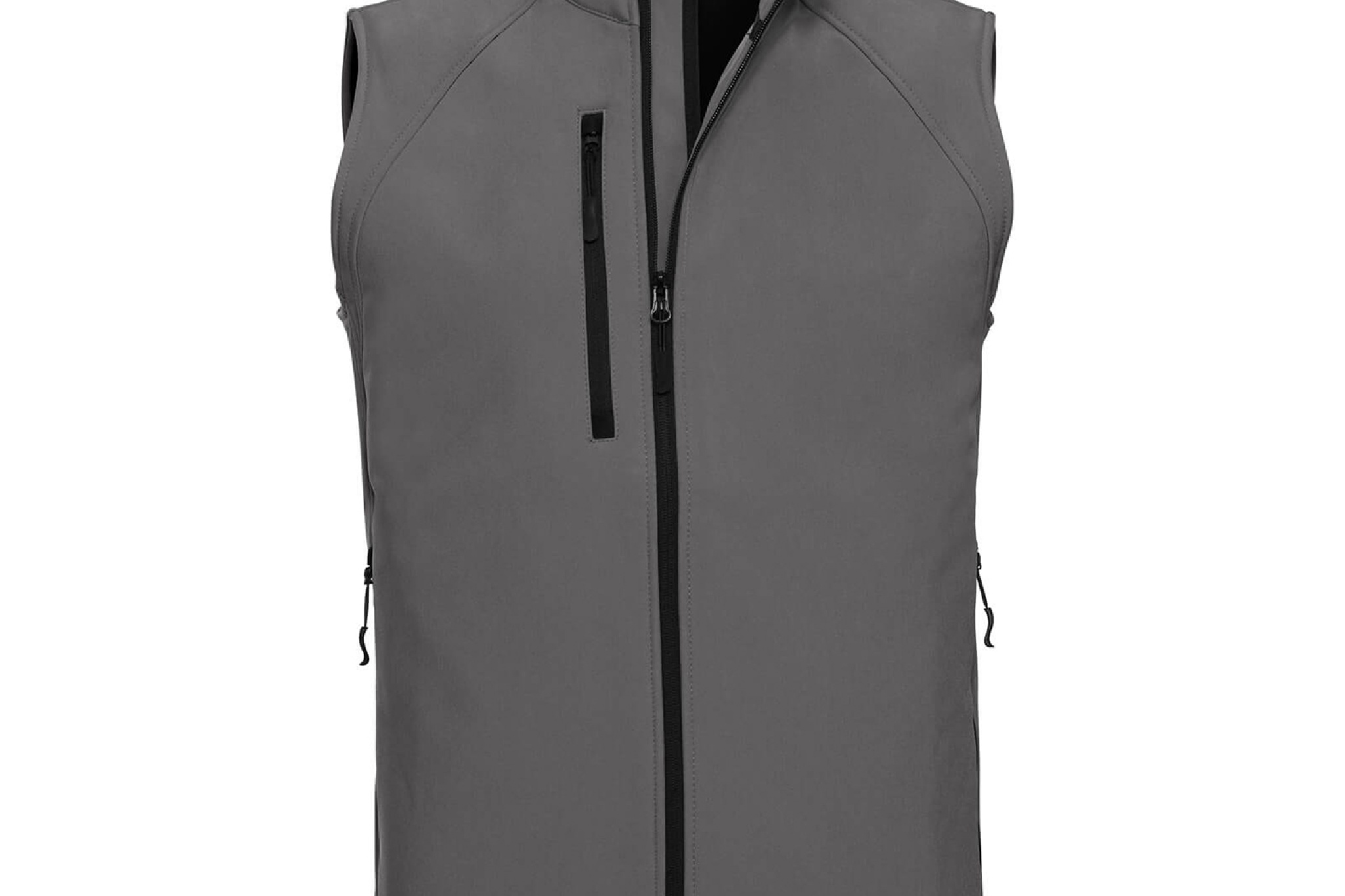 Gilet Softshell Uomo, materiale softshell a tre strati