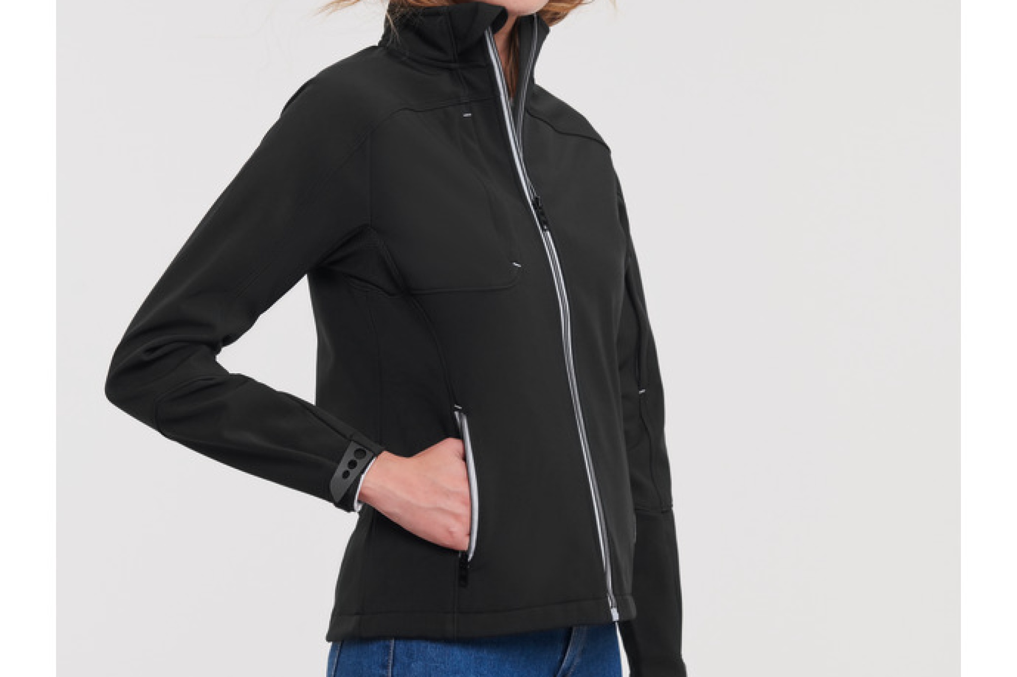 Giacca Bionic Softshell Donna, Tessuto DWR ad alte prestazioni