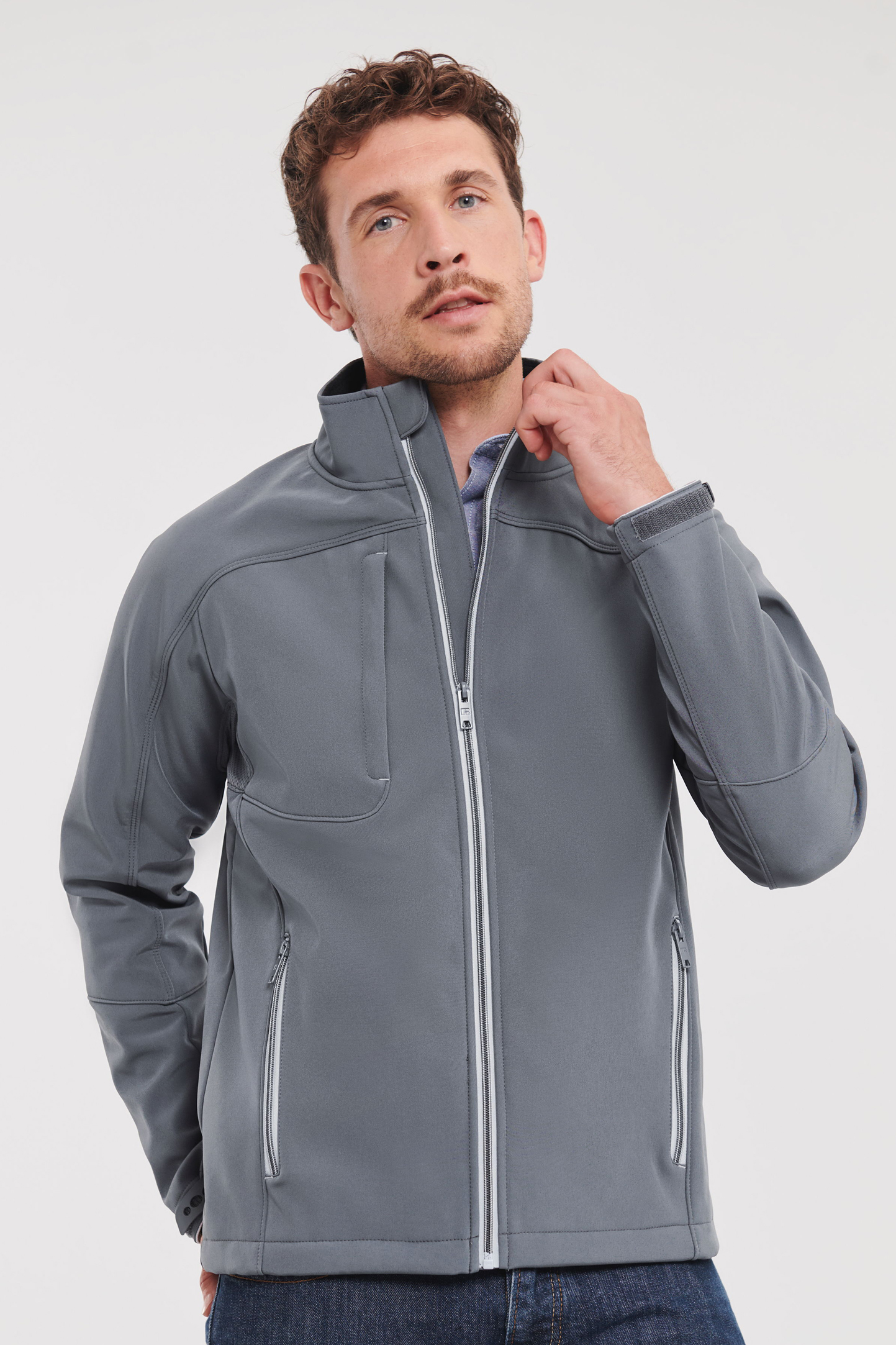 Giacca Bionic Softshell Uomo, Tessuto DWR ad alte prestazioni