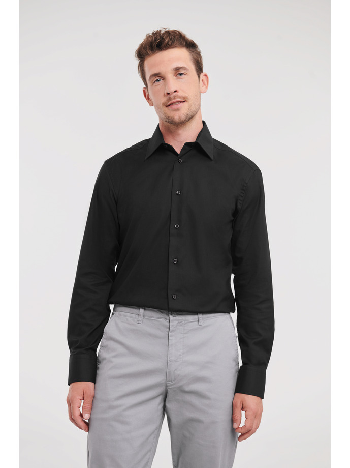 Camicia Oxford Moderna Manica Lunga Uomo, Facile da trattare