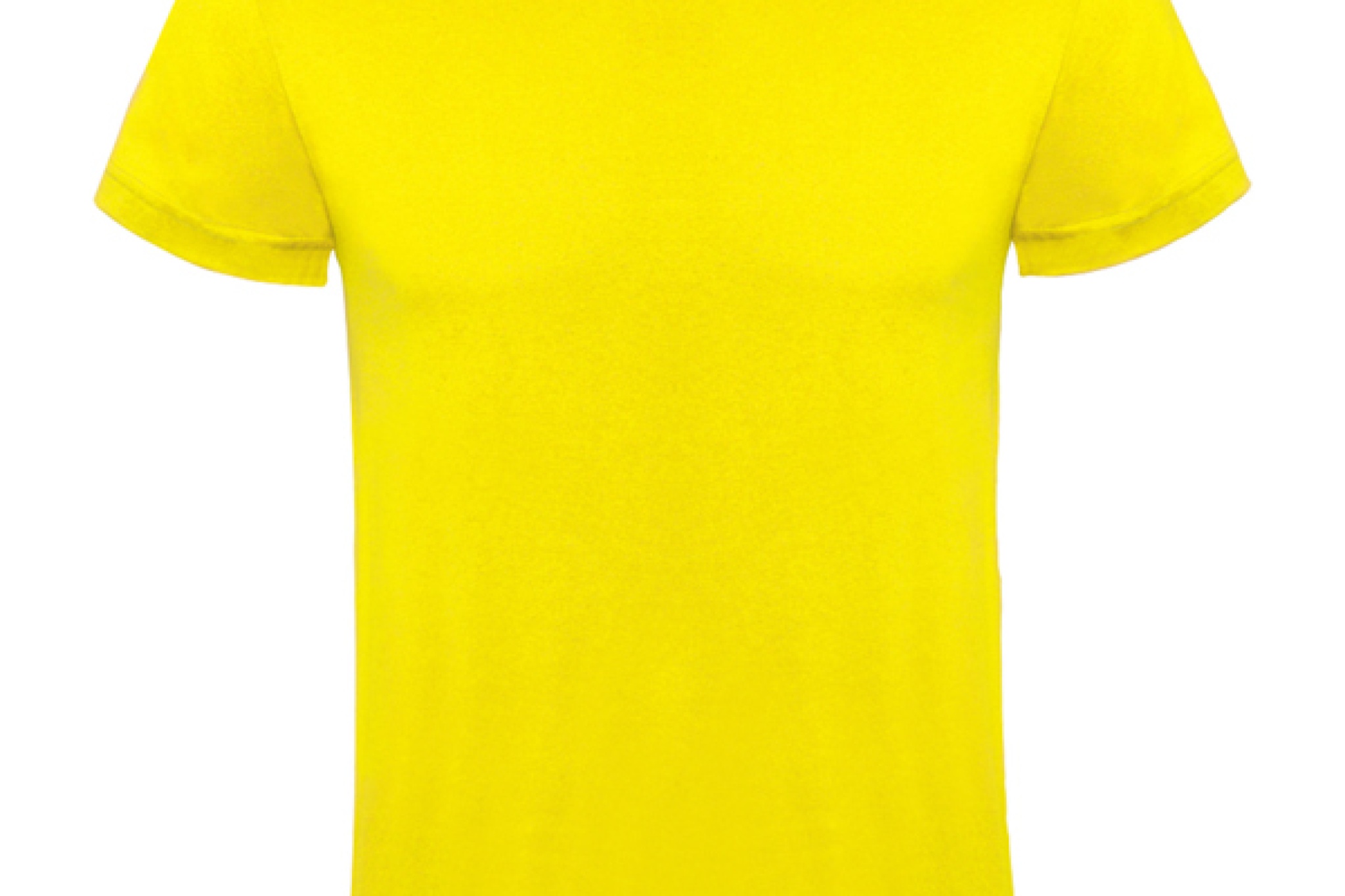 T-shirt manica corta uomo, Girocollo doppio.