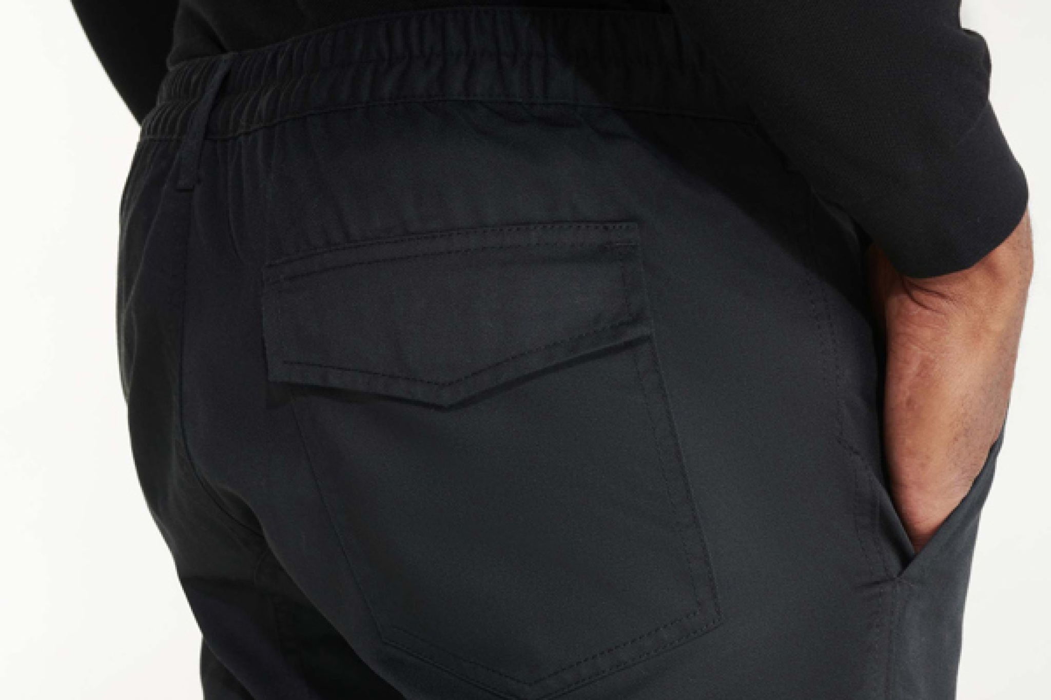 Pantalone lungo alta visibilità notturna  in tessuto resistente