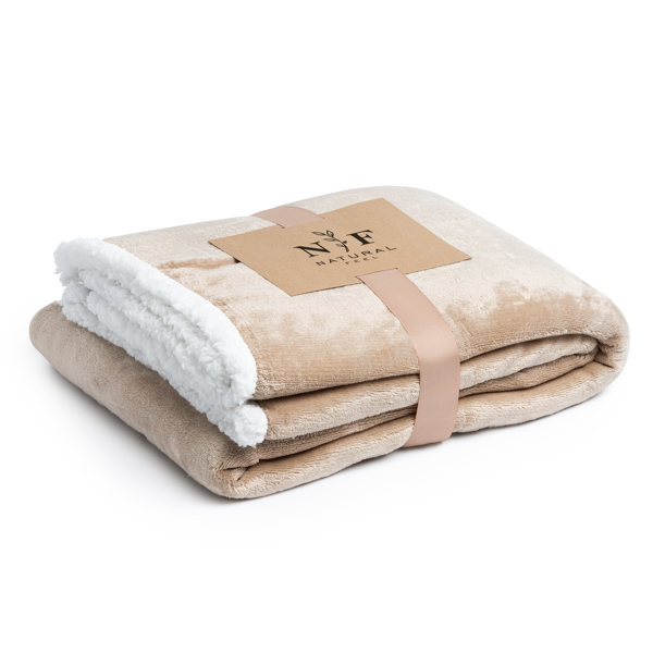 Coperta in stile sherpa in pile