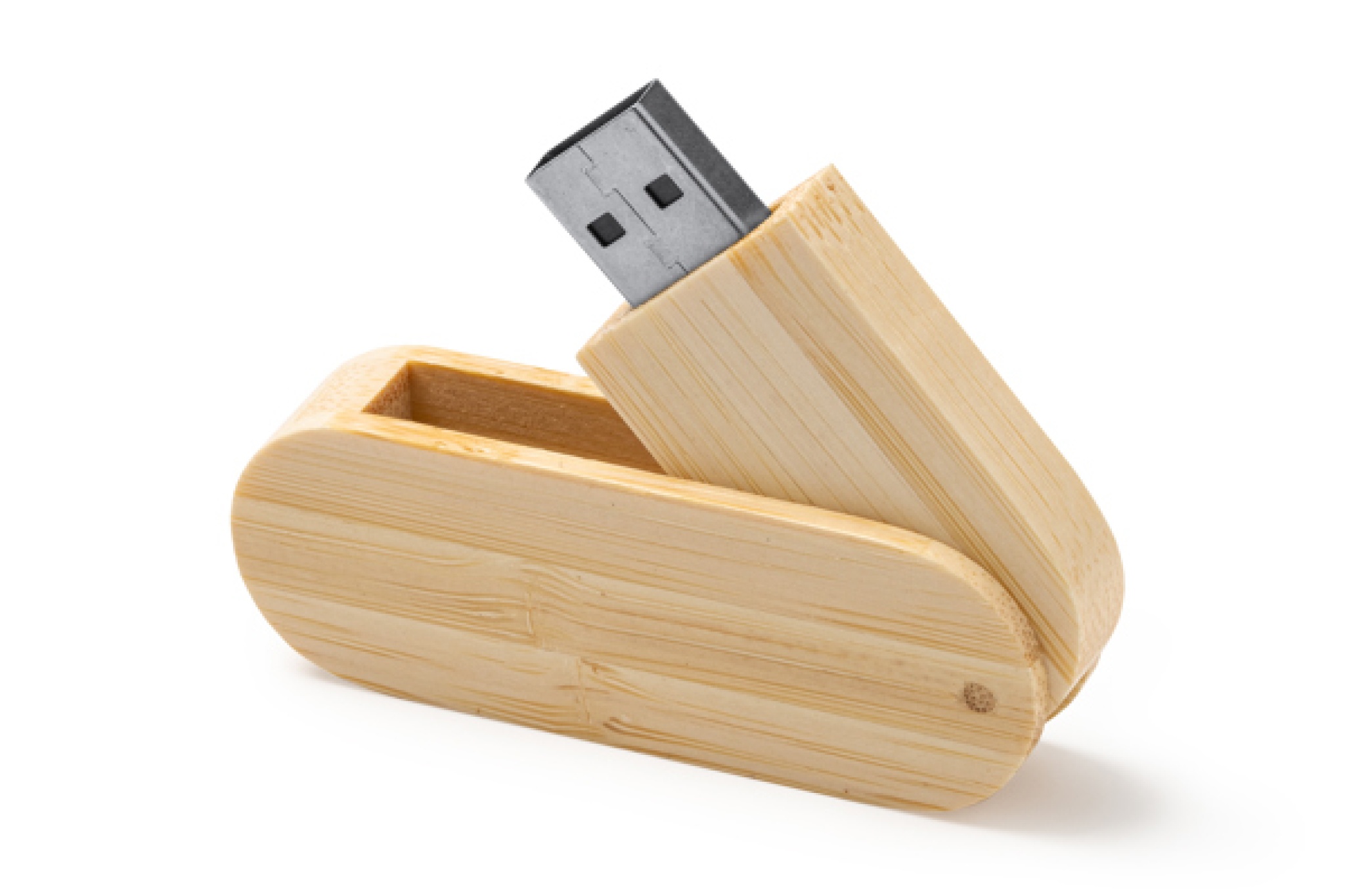 Chiavetta USB con struttura principale in bambù naturale